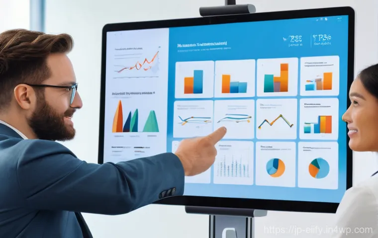 복잡한 주제에 대한 피드백 수집 및 반영 방법 - **Prompt 2: AI Accelerating Feedback Analysis**
    A focused data analyst, wearing glasses and a bu...