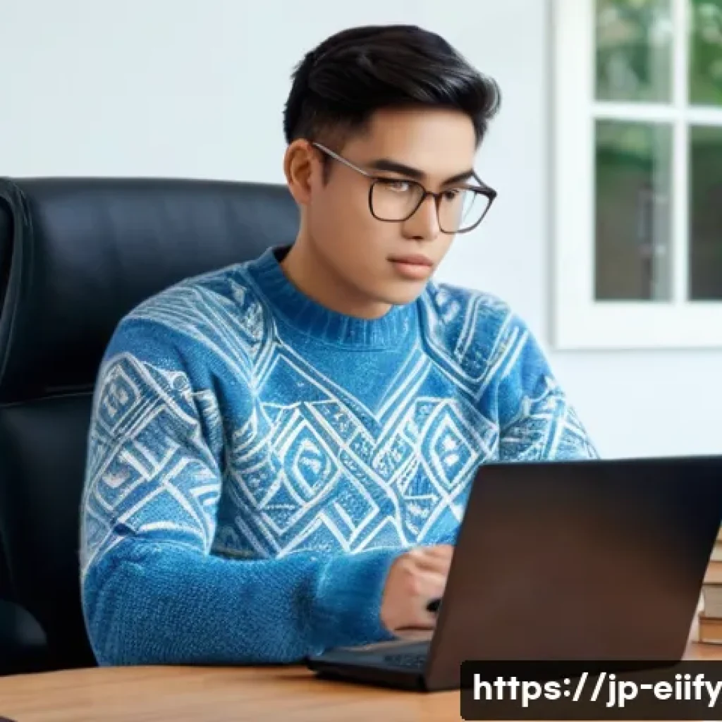 복잡한 개념 이해를 위한 메타인지 활용법 - **Prompt:** A young adult (gender-neutral, dressed in a comfortable yet stylish sweater and jeans) s...