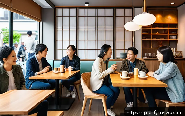 복잡한 주제를 사회적 맥락에서 이해하기 - A diverse group of people from various cultural and generational backgrounds engaging in a respectfu...